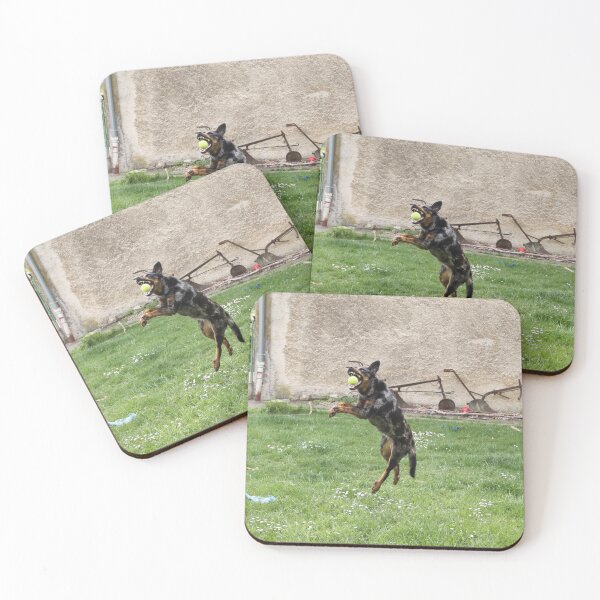 Item preview, Sheepdogs domestic garden puppy playing together	 designed and sold by EstelleRossetti.