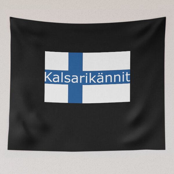 Item preview, Finland Kalsarikännit flag designed and sold by DerNerd.