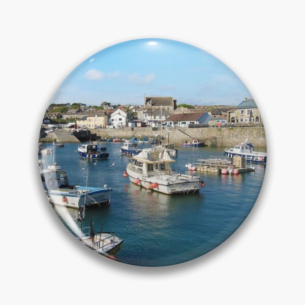 Item preview, Porthleven Inner Harbour Boats designed and sold by Terri Waters Photography & Design.