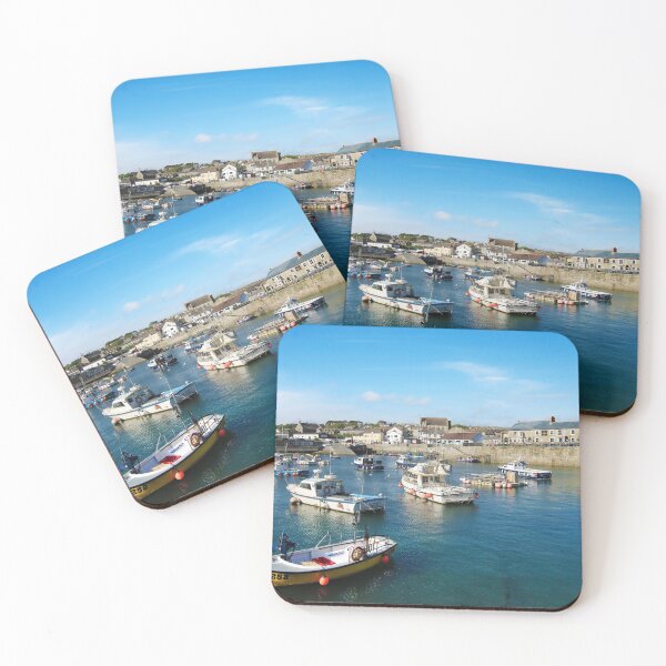 Item preview, Porthleven Inner Harbour Boats designed and sold by Terri Waters Photography & Design.