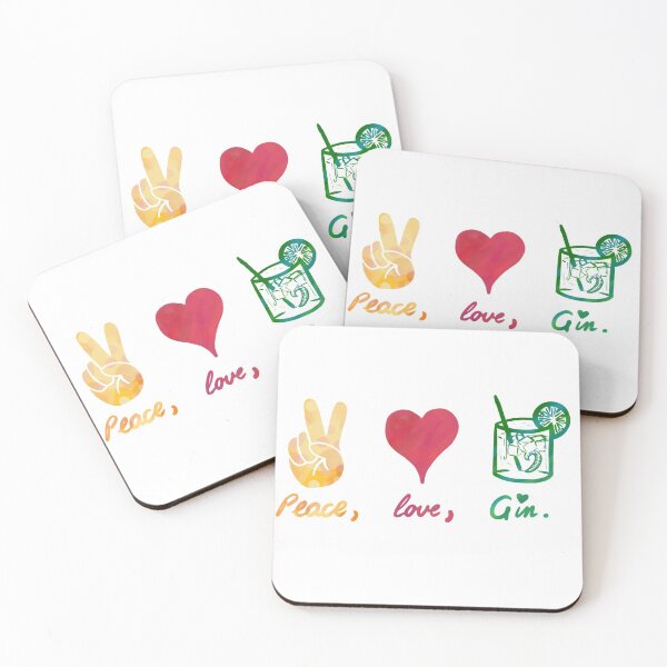 Item preview, Peace, Love, Gin. designed and sold by willHartnell1.