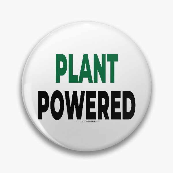 Item preview, plant powered - vegan activist graphics (106 v2) designed and sold by blindfoldsoff.