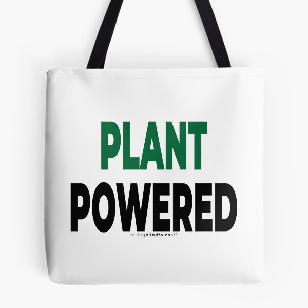 Item preview, plant powered - vegan activist graphics (106 v2) designed and sold by blindfoldsoff.