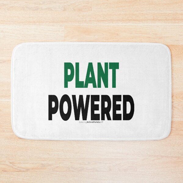 Item preview, plant powered - vegan activist graphics (106 v2) designed and sold by blindfoldsoff.