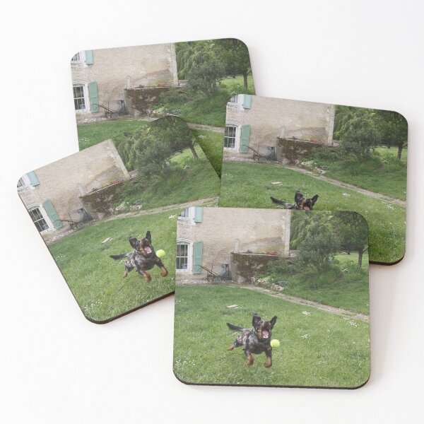 Item preview, Sheepdogs domestic garden puppy playing together	 designed and sold by EstelleRossetti.