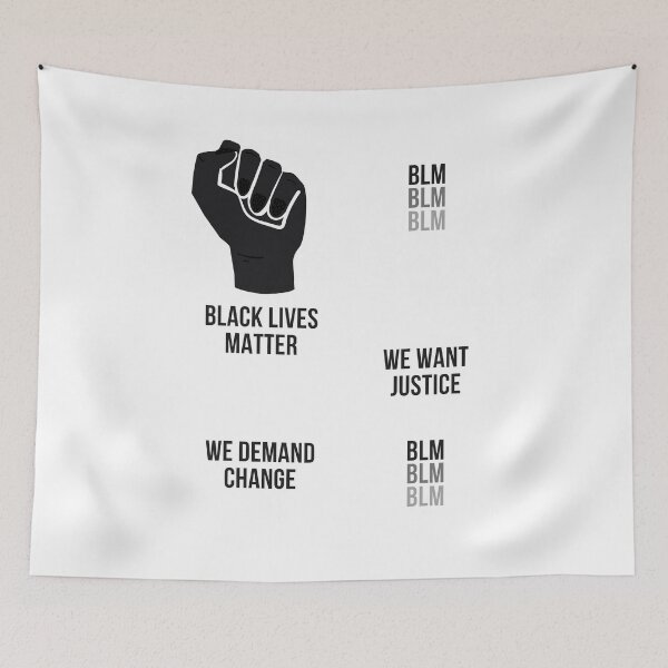 Item preview, Black lives matter BLM protest stickers designed and sold by Mikelazv.
