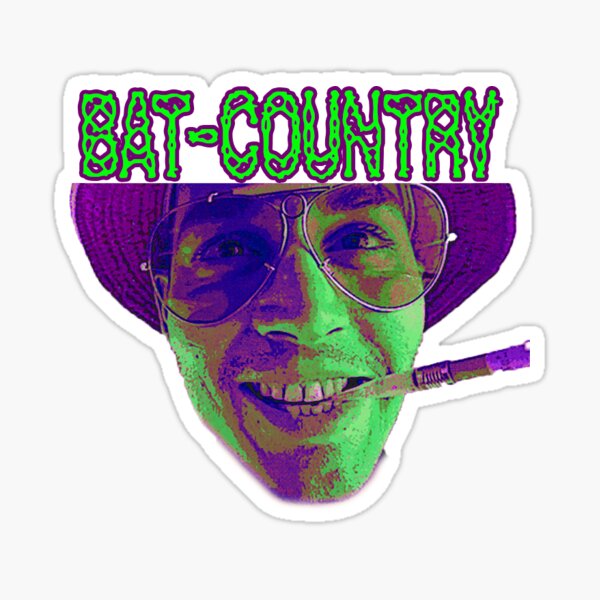 Item preview, This Is Bat Country designed and sold by Dark Threads.