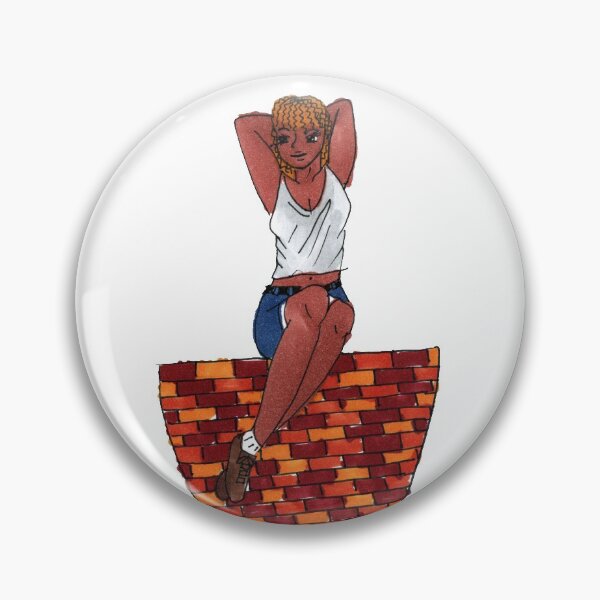 Artikelvorschau, Mädchen sitzt auf Backsteinmauer entworfen und verkauft von Summiecash.