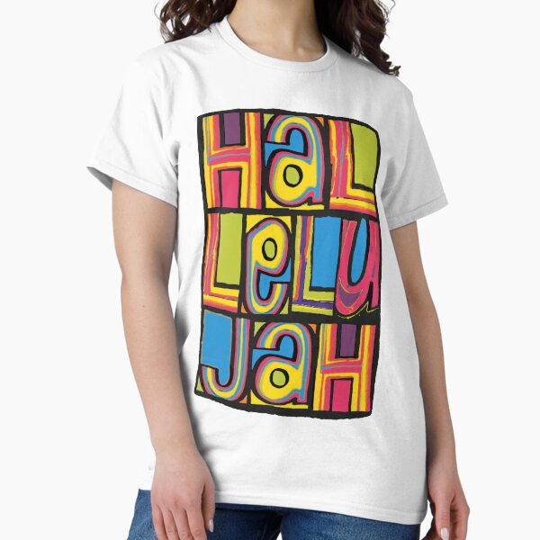 Vista previa del artículo con la obra «Diseño inspirado en el tema "Happy Mondays" de Aleluya», diseñado y vendido por Rodney's Marketplace.