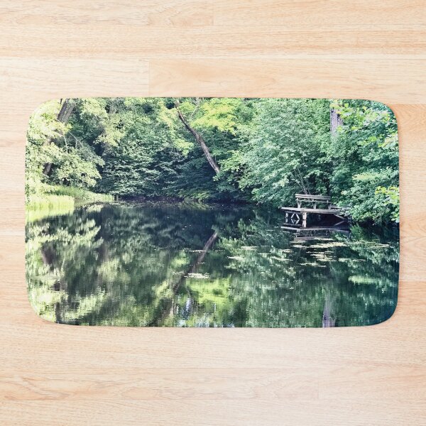 Item preview, Happiness Journal Pier on a Forest Pond designed and sold by HappinessJ.