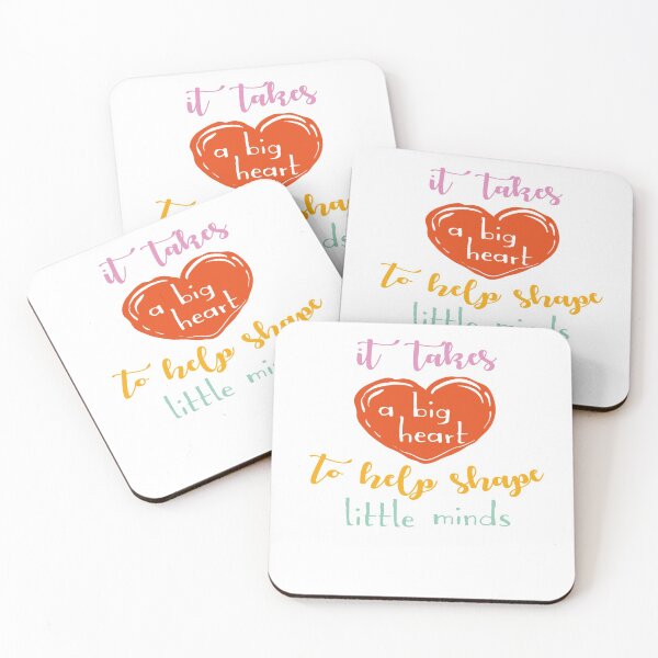 Item preview, It Takes a Big Heart to Help Shape Little Minds. designed and sold by larssenhere.