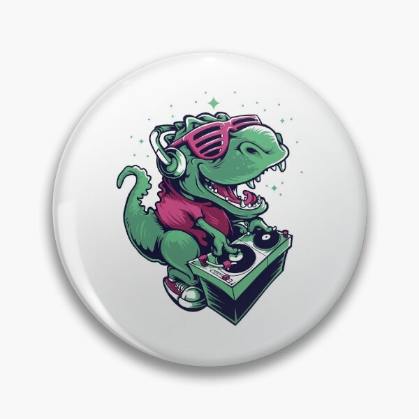 Item preview, DJ Dinosaur designed and sold by Vector Scout Lab.