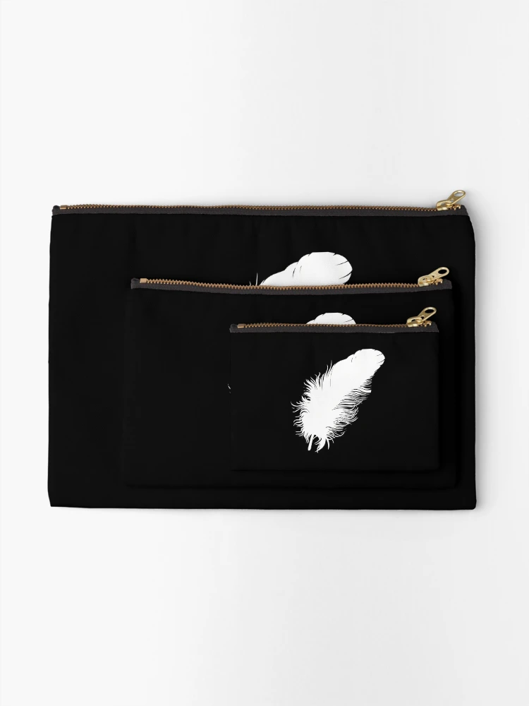 Thumbnail 2 of 4, Zipper Pouch, Feather designed and sold by Ranith  Chatterjee.