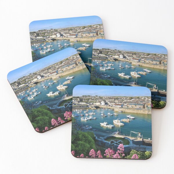 Item preview, Looking Down at Porthleven Inner Harbour designed and sold by Terri Waters Photography & Design.