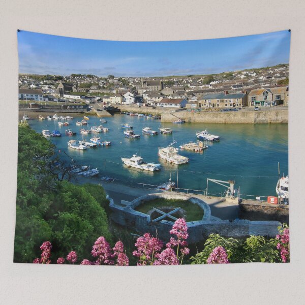 Item preview, Looking Down at Porthleven Inner Harbour designed and sold by Terri Waters Photography & Design.