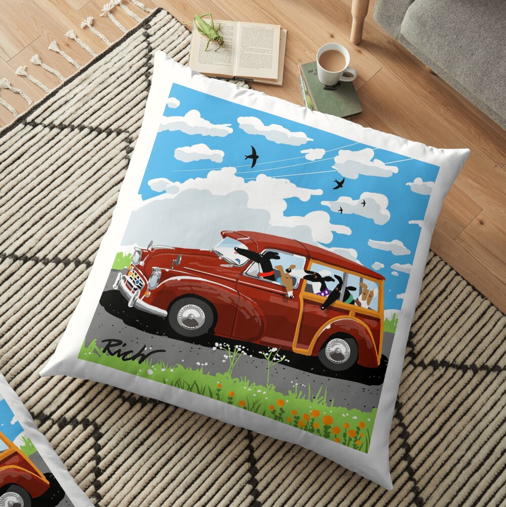 Are we there yet? Floor Pillow
