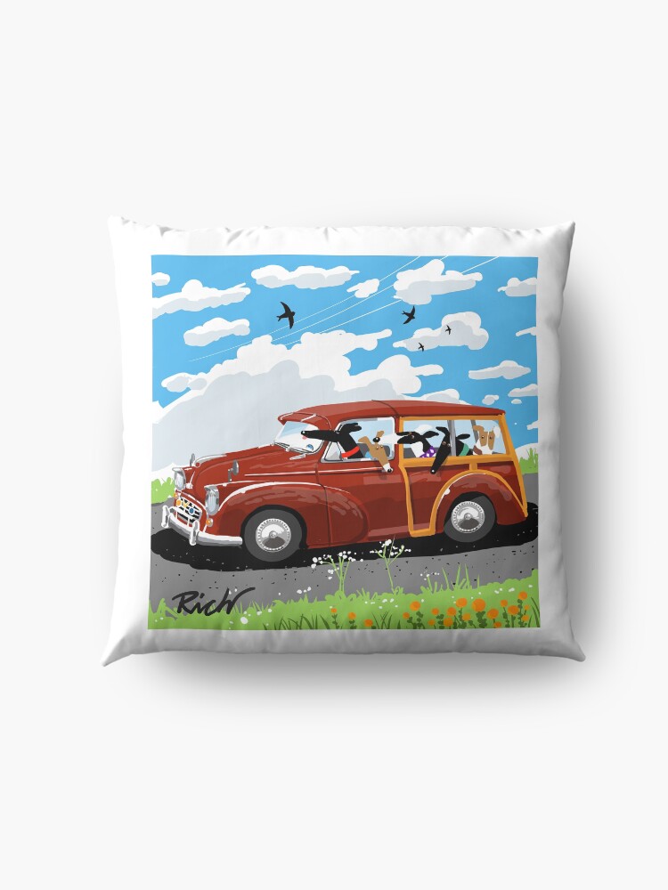 Alternate view of Are we there yet? Floor Pillow