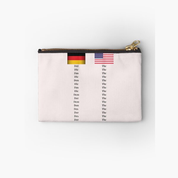 Item preview, German Words for The Design US Flag Definite Article designed and sold by Time4German.