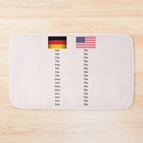 Item preview, German Words for The Design US Flag Definite Article designed and sold by Time4German.