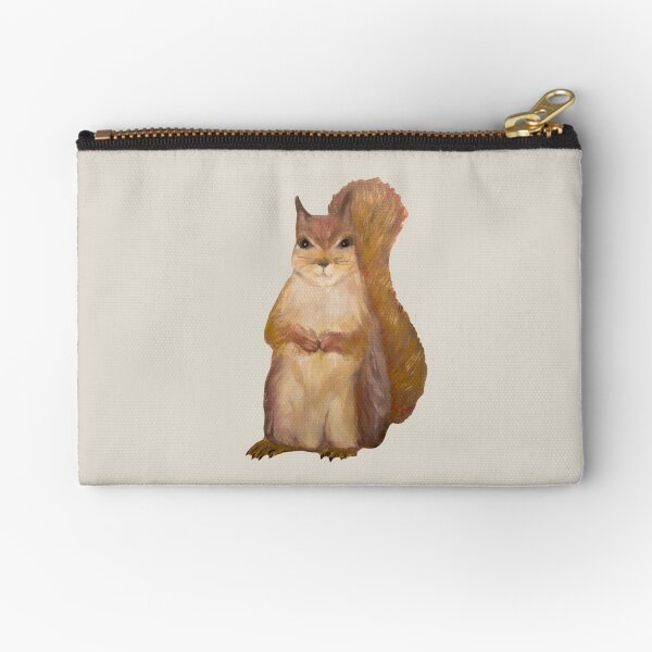 Squirrel Painting Tatra Cottage Zipper Pouch
