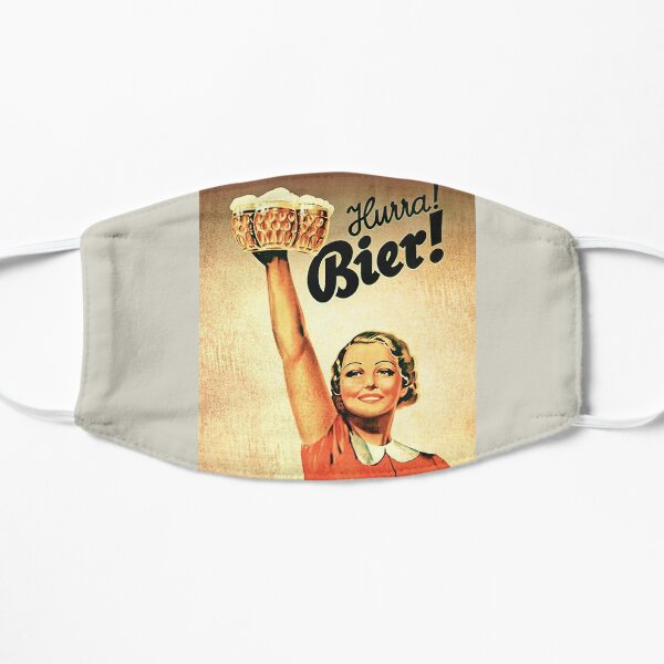 Vintage 1930s Oktoberfest Hurra Bier Mask