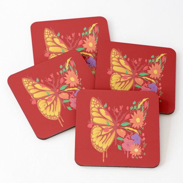 Item preview, Butterfly Floral Artwork - Flowers & Butterfly Art designed and sold by Thordur Sturluson.