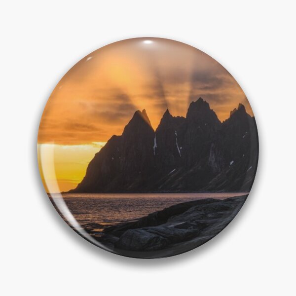 Item preview, Gorgeous Sunset In Senja (Norway) designed and sold by Ghostach.