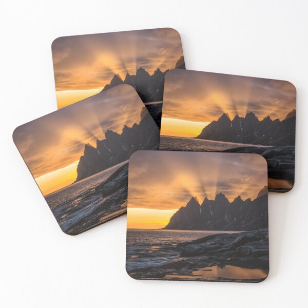 Item preview, Gorgeous Sunset In Senja (Norway) designed and sold by Ghostach.