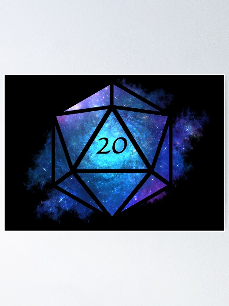 "Galaxy D20" Poster For Sale By Emrysartistry | Redbubble