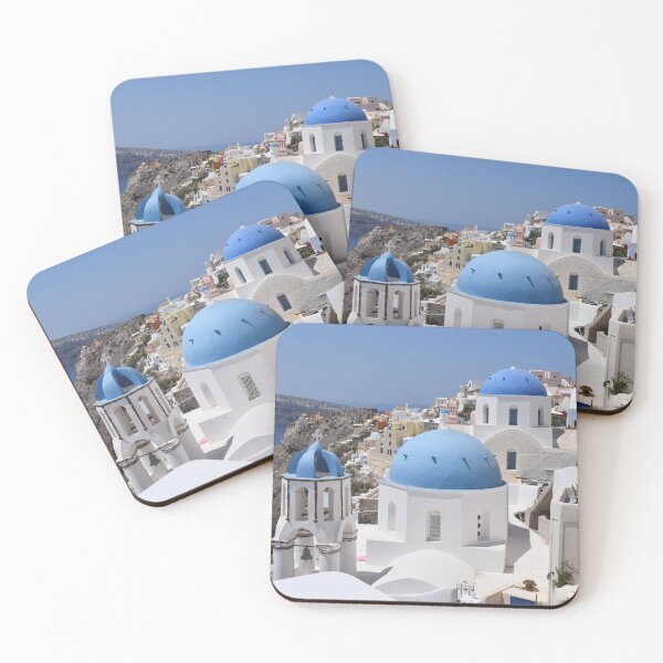 Item preview, Santorini blue dome designed and sold by Linnys-Designs.