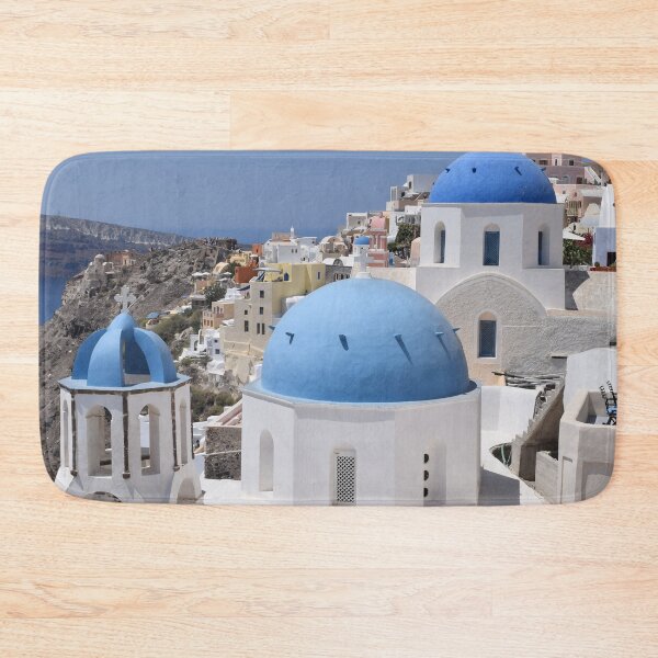 Item preview, Santorini blue dome designed and sold by Linnys-Designs.