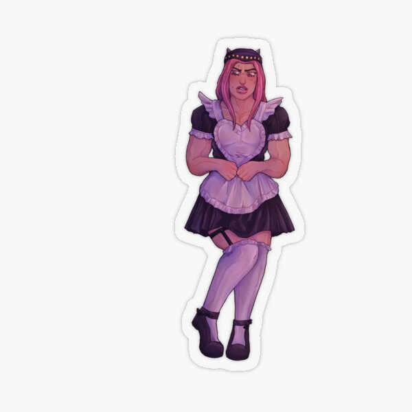 Jjba Transparent Stickers Redbubble - kars roblox outfit