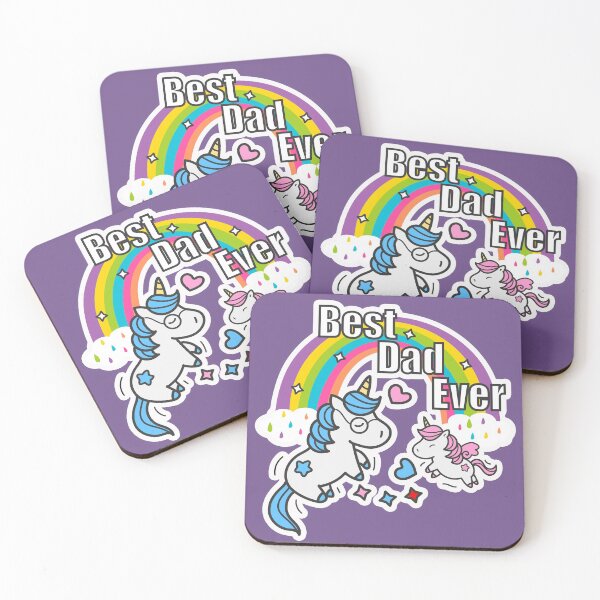Item preview, Best Dad Ever Daughter Unicorn designed and sold by Ms-Nach.
