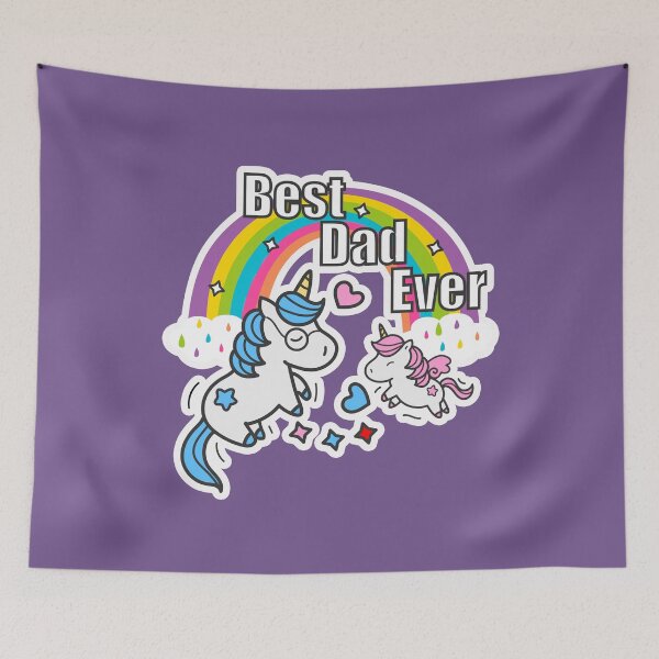 Item preview, Best Dad Ever Daughter Unicorn designed and sold by Ms-Nach.