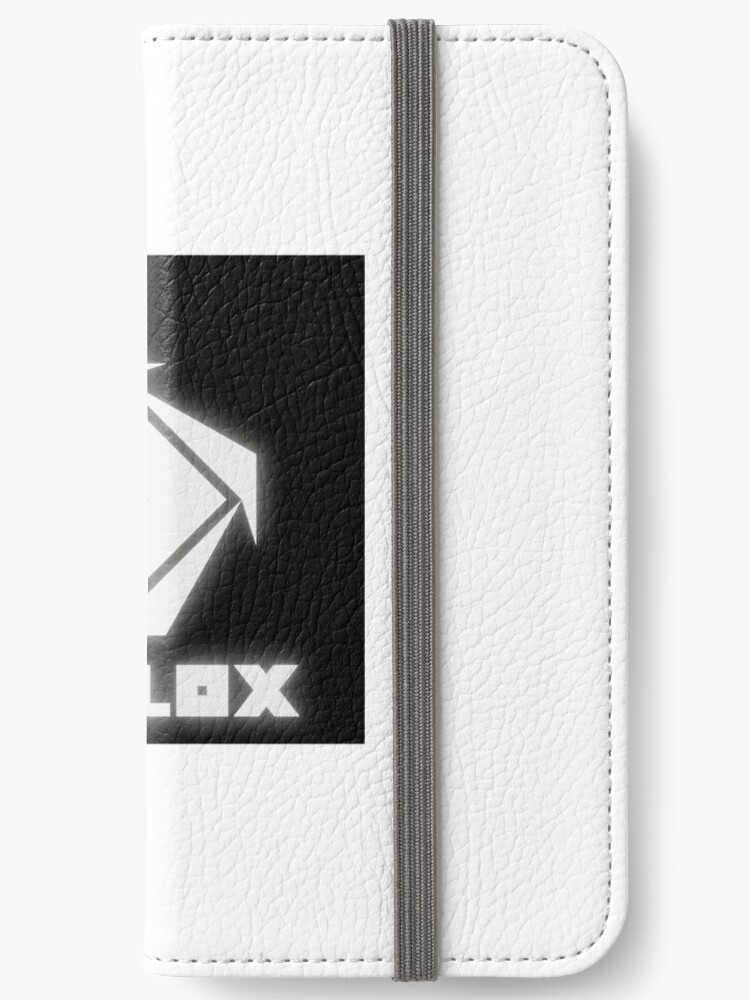 Roblox Logo Iphone Wallet By Robloxmaster07 Redbubble - why the roblox logo is grey