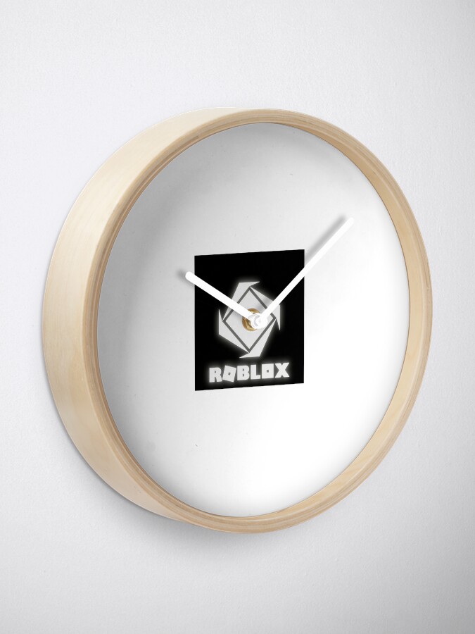 Roblox Logo Clock By Robloxmaster07 Redbubble - roblox clock logo