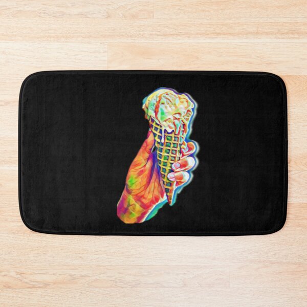 Item preview, Colorful Rainbow colors ice cream cone retro art illustration gift idea designed and sold by conceptDVS.