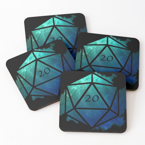Item preview, Underwater D20 designed and sold by Emrysartistry.