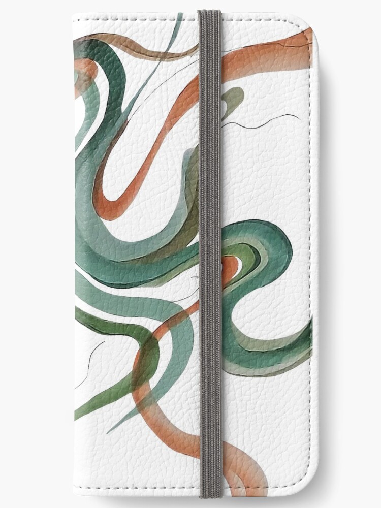 iPhone Wallet, "Plumage" A watercolor of a bird - By Y Paint and Pastels  designed and sold by KidSquidStudios