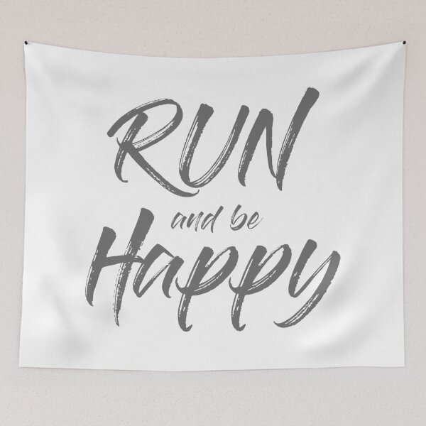Item preview, Run and be Happy designed and sold by FineTipCreative.