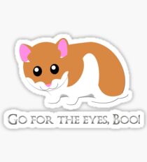 Go For The Eyes Sticker