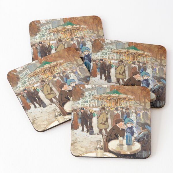 Item preview,  boulevard de Clichy by Louis Abel-Truchet (1857-1918) designed and sold by brushandframes.