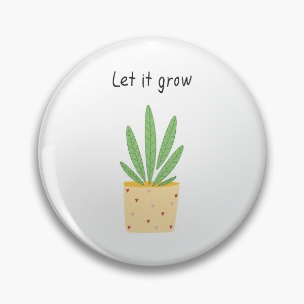 Item preview, Let it grow, botanical illustration designed and sold by ColorsHappiness.