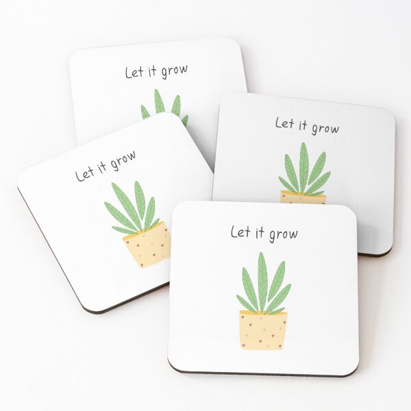 Item preview, Let it grow, botanical illustration designed and sold by ColorsHappiness.