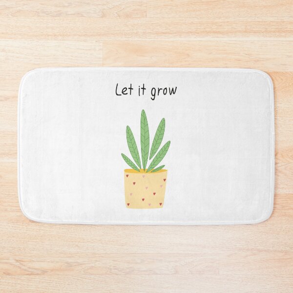 Item preview, Let it grow, botanical illustration designed and sold by ColorsHappiness.
