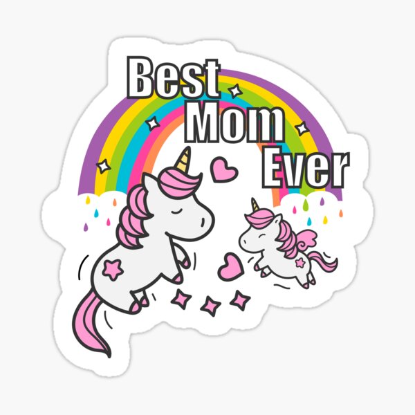 Best Mama Ever  Sticker for Sale by AshleyPOD