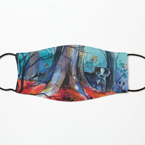 Peeping through the misty dawn Kids Mask