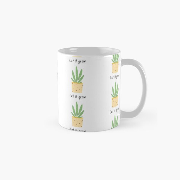 Let it grow, botanical illustration Classic Mug