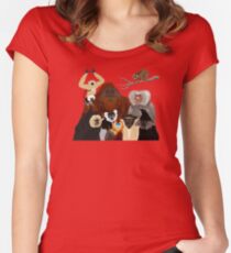 I Am Thankful For Primates Women's Fitted Scoop T-Shirt