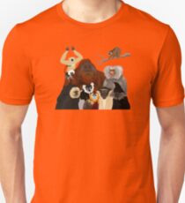 Ich bin dankbar für Primaten Slim Fit T-Shirt